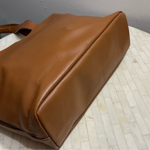 Storksak Tan Lucinda Leather Baby Bag NWOT - Picture 4 of 10